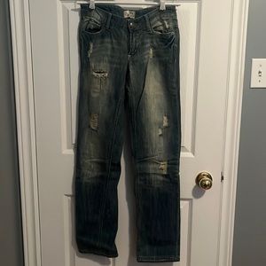 Distressed Baggy Jean